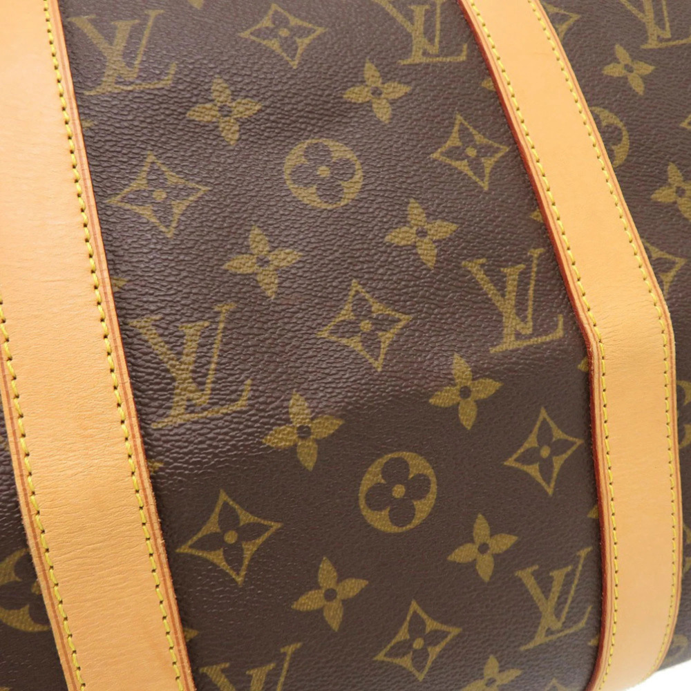 LOUIS VUITTON Brown Monogram Keepall 50 Boston Bag - Picture 8 of 10